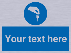 Custom Mandatory Keys Sign